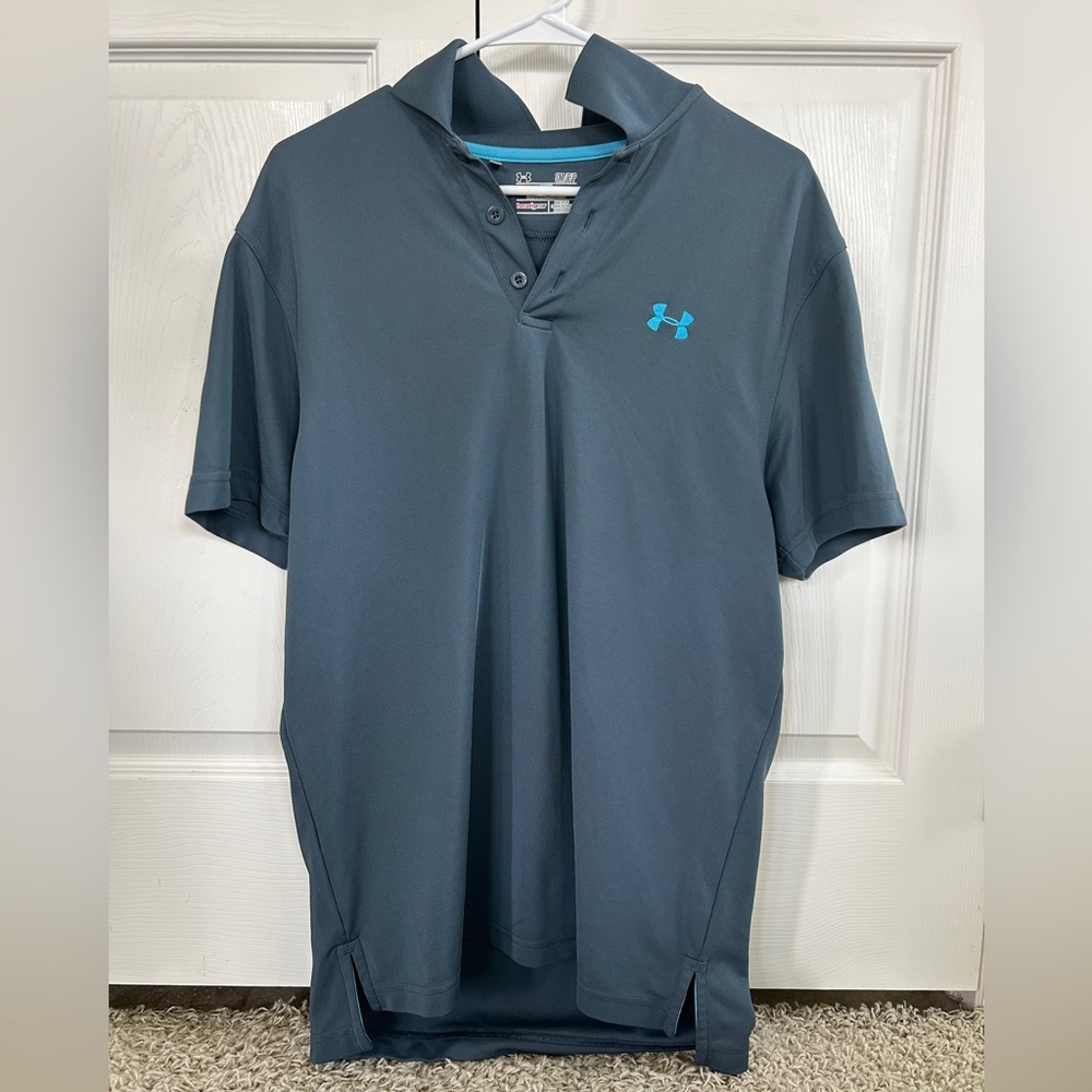 Under Armour Men’s Small Blue Polo